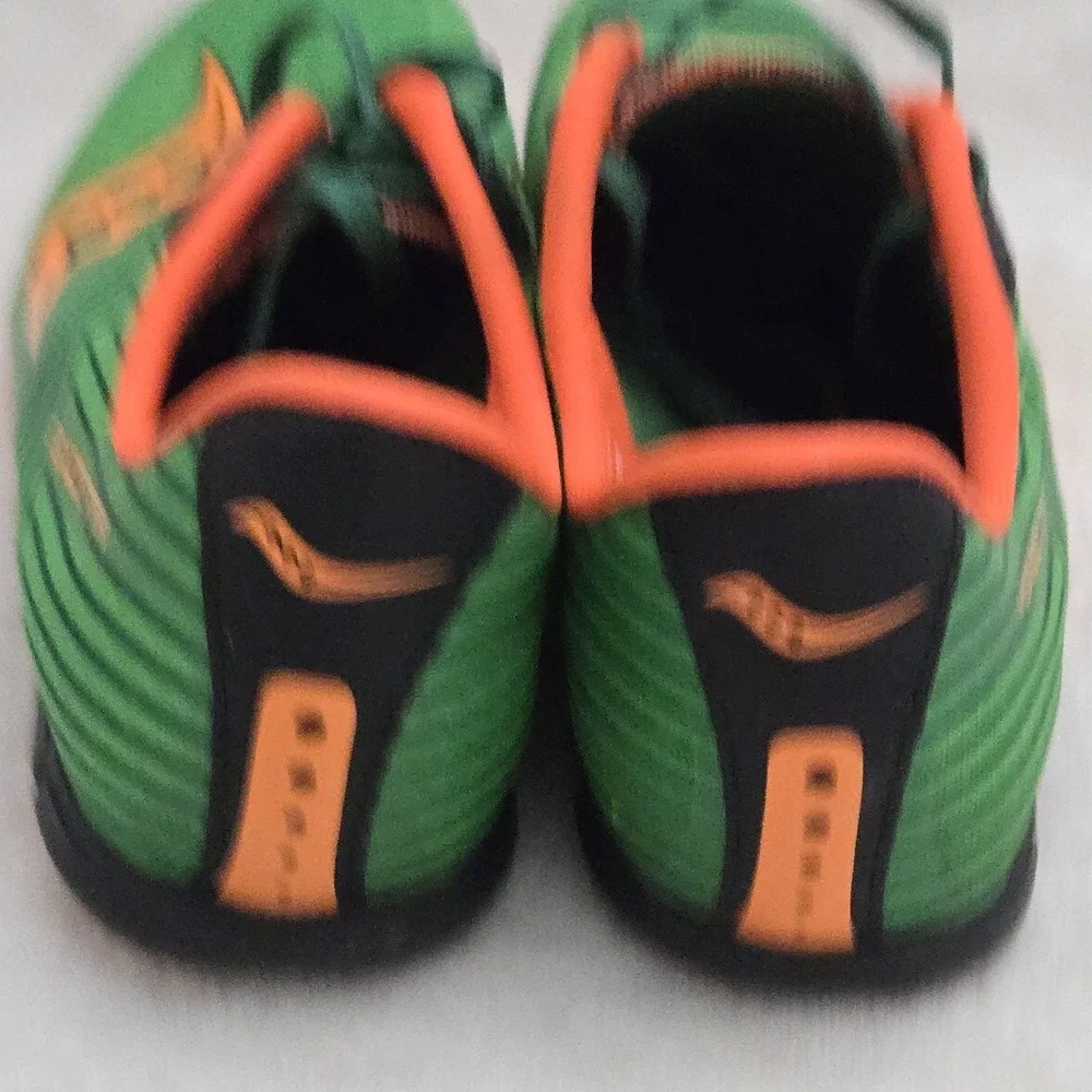 Saucony Racing Men's Size 9.5 Vendetta 2 Athletic Track Shoe Cleats Orange Mince
